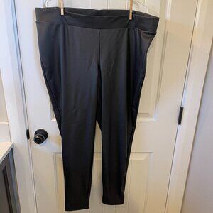 Faux leather leggings